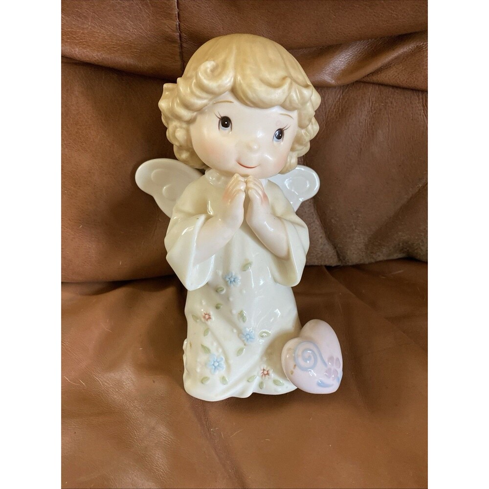 Praying Angel Porcelain Figurine Decoration 8" Tall